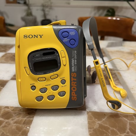 美可動品]ソニーカセットウォークマン sonysports WM-SXF39 メンテ可動