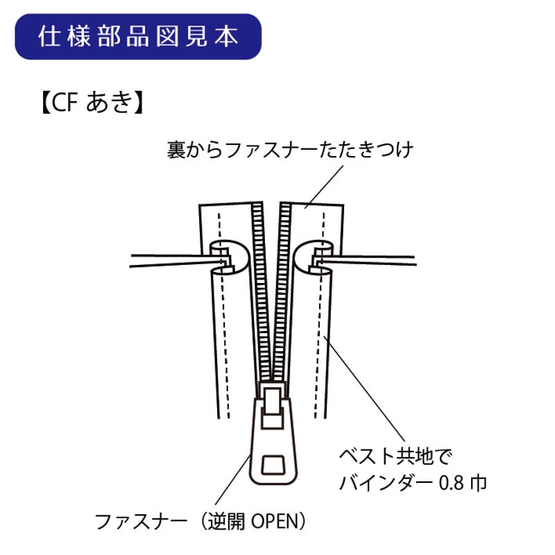 アパレル縫製仕様書（2枚セット） | ハルハルデザイン事務所