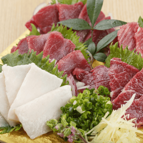〈業務用〉熊本馬刺し3種×１0個セット〈送料無料〉