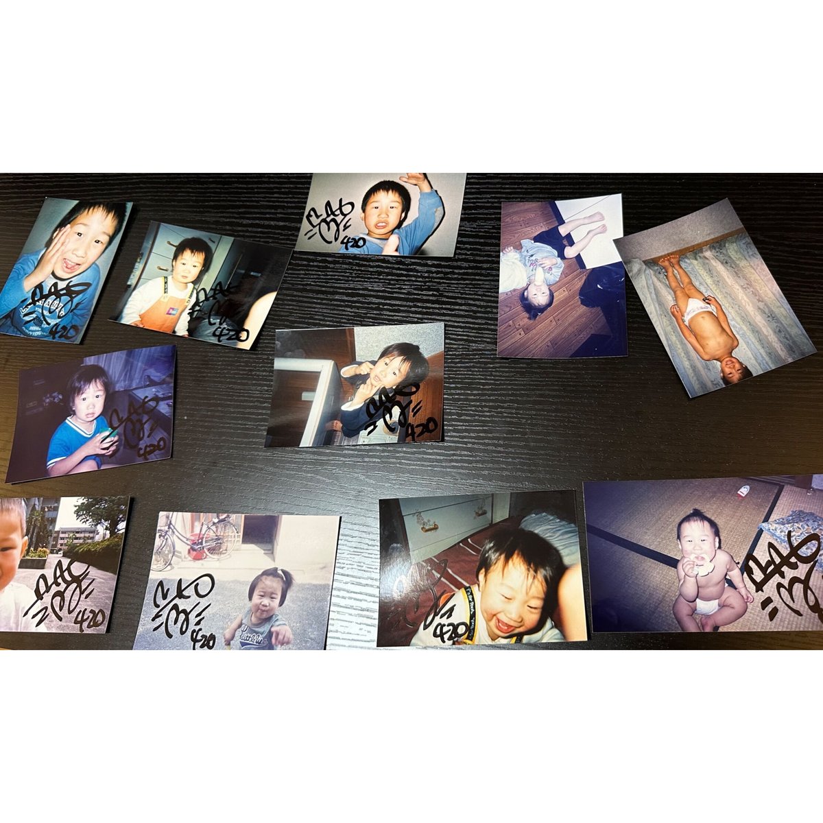がーどまん　サイン付き写真　MYくん写真 Amazon.co.jp: チャンネルがーどまん MYくん 幼少期写真30枚