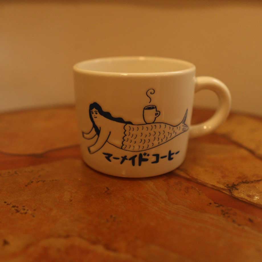 オリジナル マーメイドちゃんマグカップ 白 | mermaid-coffee STORE