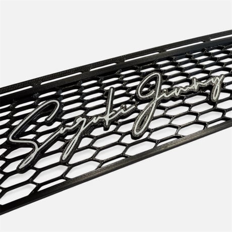 ジムニーJB23 ボンネットエアインテークダクト用メッシュグリル(1〜8型用)　JLP-BGL04BK