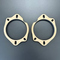 JB23ジムニー　フロントスピーカー用インナーバッフルボード左右セット(1〜10型)　JLP-FIB01