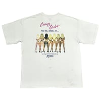 RIVIERA HOTEL & CASINO CRAZY GIRLS WHITE XL Tシャツ