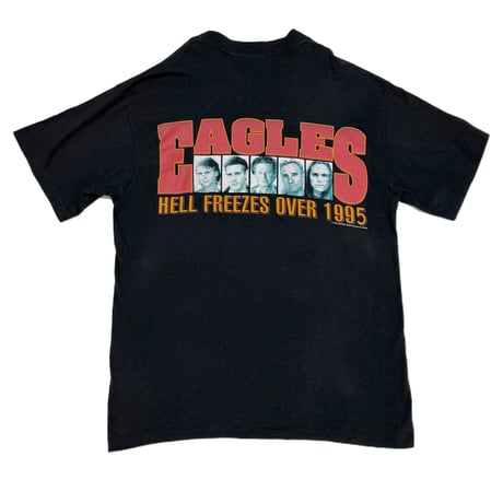 EAGLES イーグルス HELL FREEZES OVER BLACK L Tシャツ