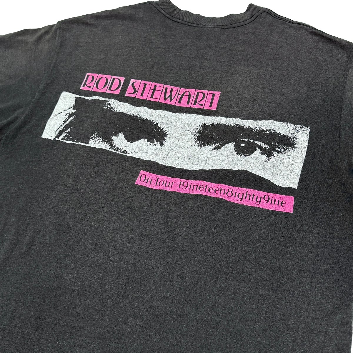 ROD STEWART ロッドスチュワート 1989 TOUR BLACK XL Tシャツ