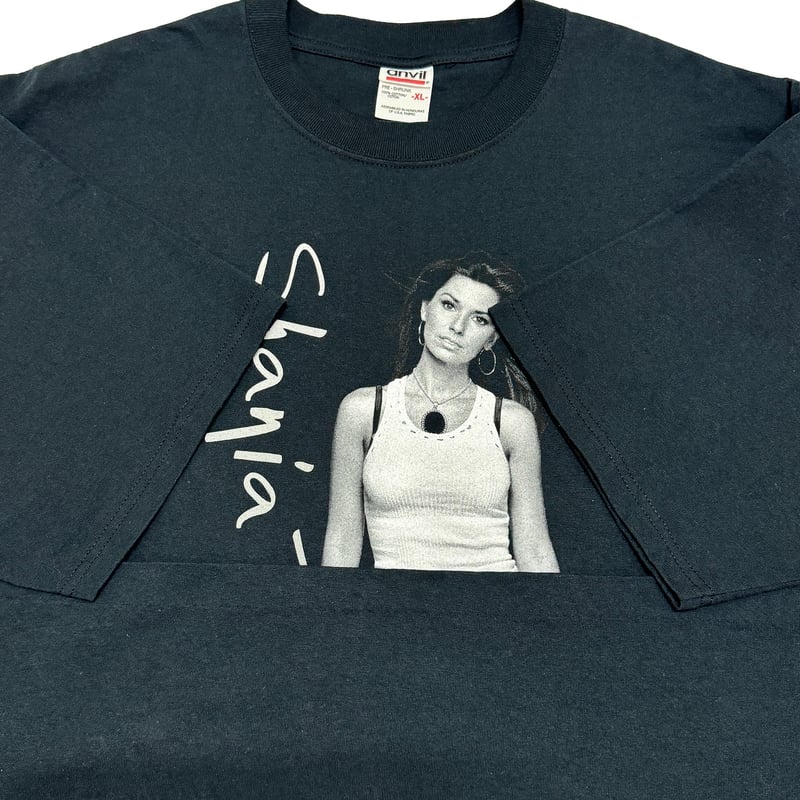 SHANIA TWAIN シャナイアトゥエイン BLACK XL Tシャツ | NOWWHER