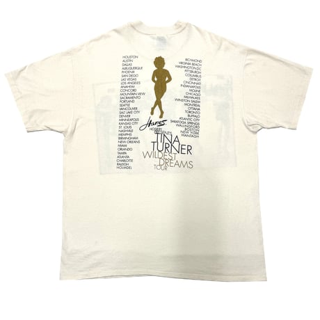 TINA TURNER WILDEST DREAMS TOUR NATURAL XL ティナ ターナー Tシャツ