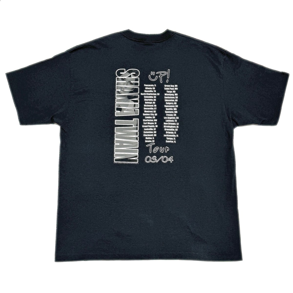SHANIA TWAIN シャナイアトゥエイン BLACK XL Tシャツ | NOWWHER