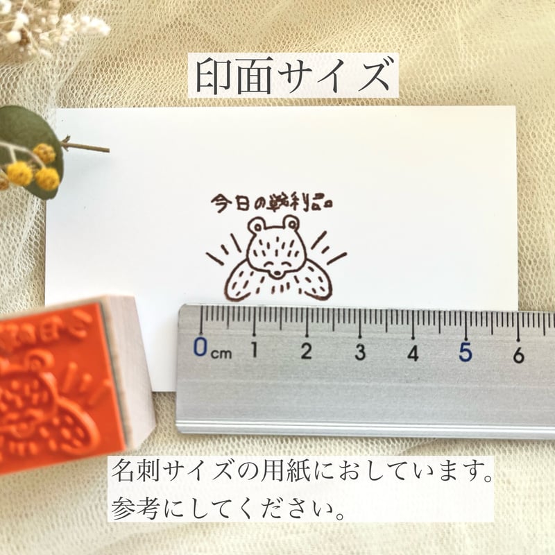 今日の戦利品 ＊ ラバースタンプ | IZUPIN＊HANKO