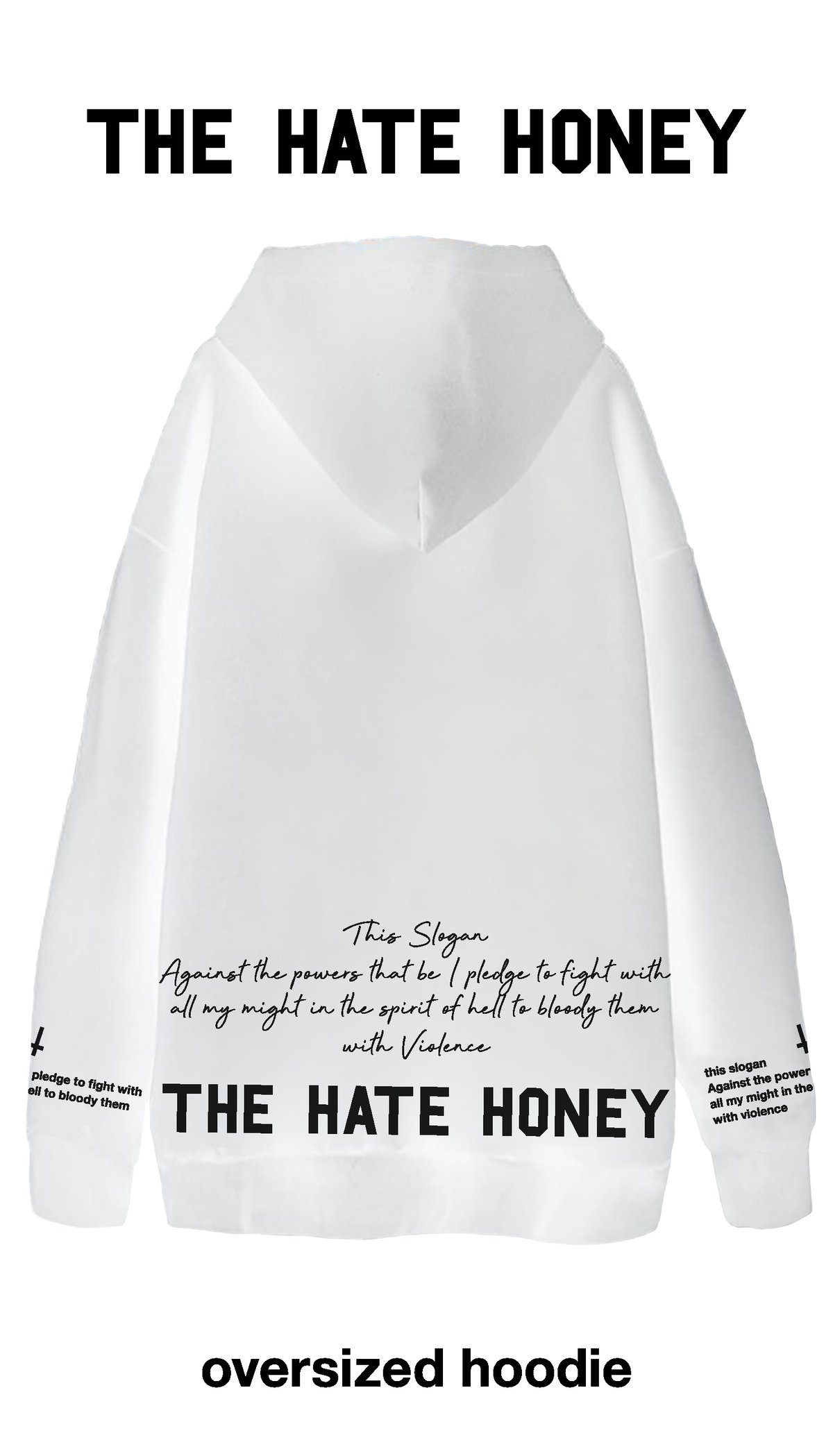 THE HATE HONEY [ college, oversized pullover