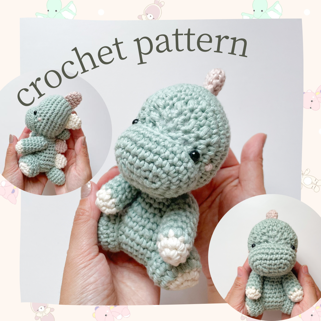 編み図のみ】恐竜あみぐるみ | fleurette