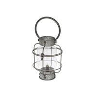 L.E.D LANTERN A.SILVER B  DULTON