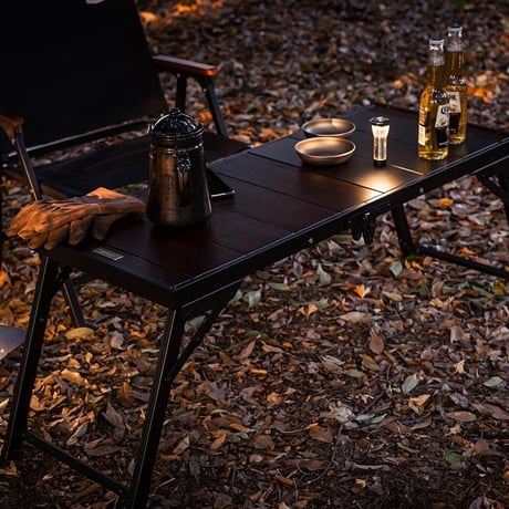 Hilander  LIT TABLE   BLACK/AshGold