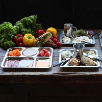 DULTON   STAINLESS COMBO PLATE C