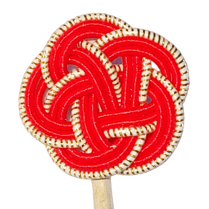 五色の梅結び楊枝 A | はわ-MIZUHIKI-