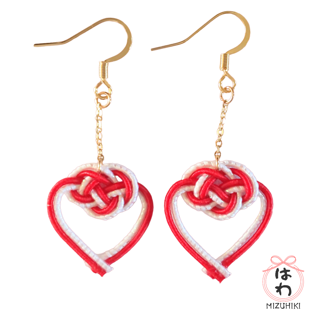 【627】ビジューとハートのピアス／イヤリング Princess♡スワロフスキービジューハート》ピアス/イヤリング - N