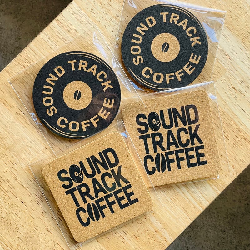 オリジナル ロゴ コルク コースター | SOUND TRACK COFFEE
