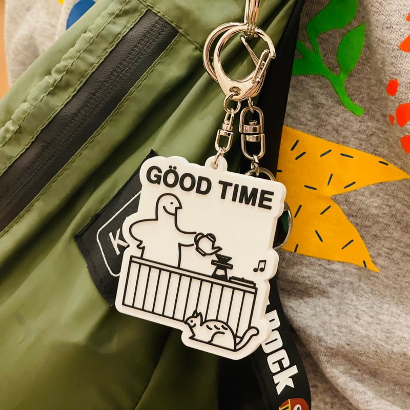 GOOD TIME RUBBER KEY CHAIN | SOUND TRACK COFFEE