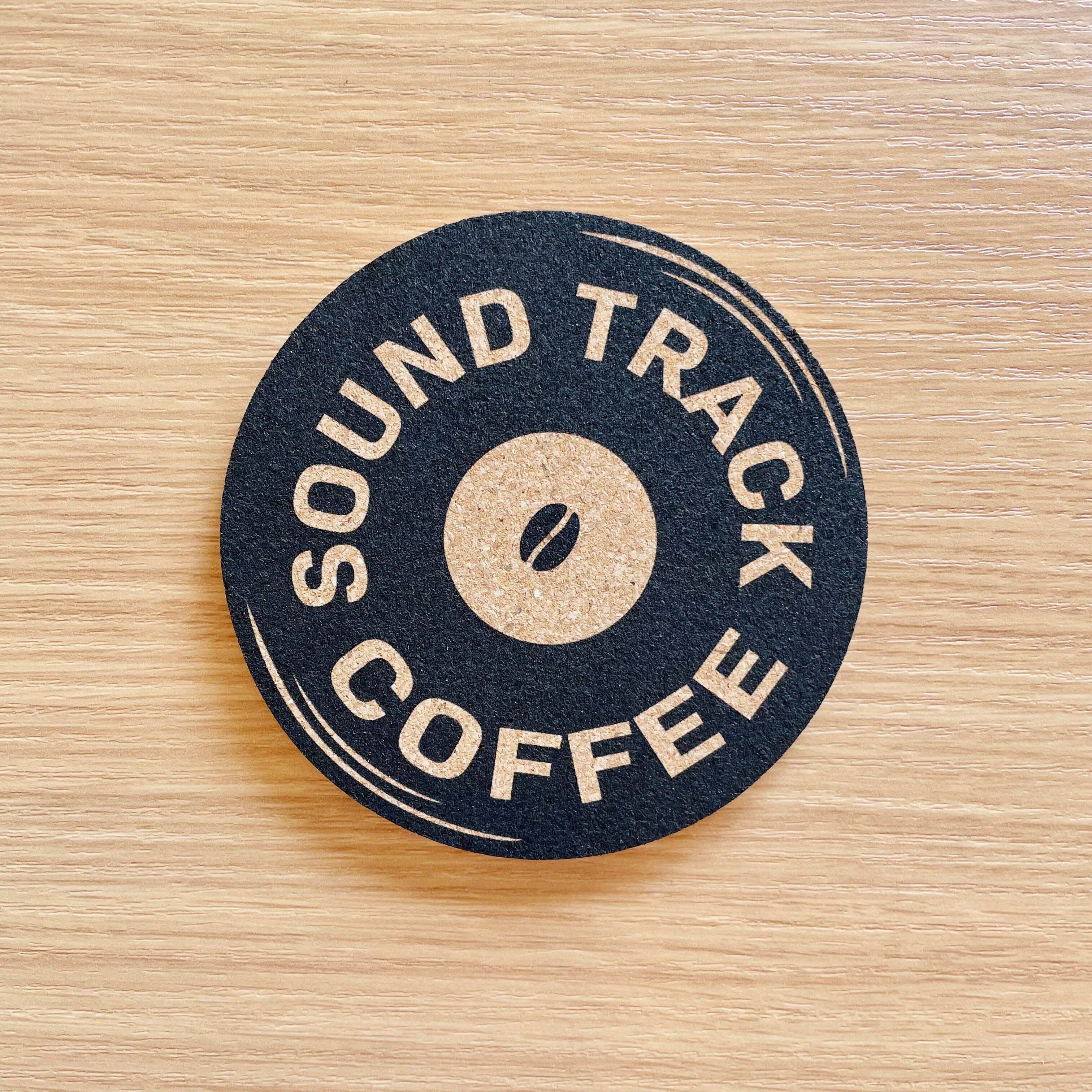 オリジナル ロゴ コルク コースター | SOUND TRACK COFFEE