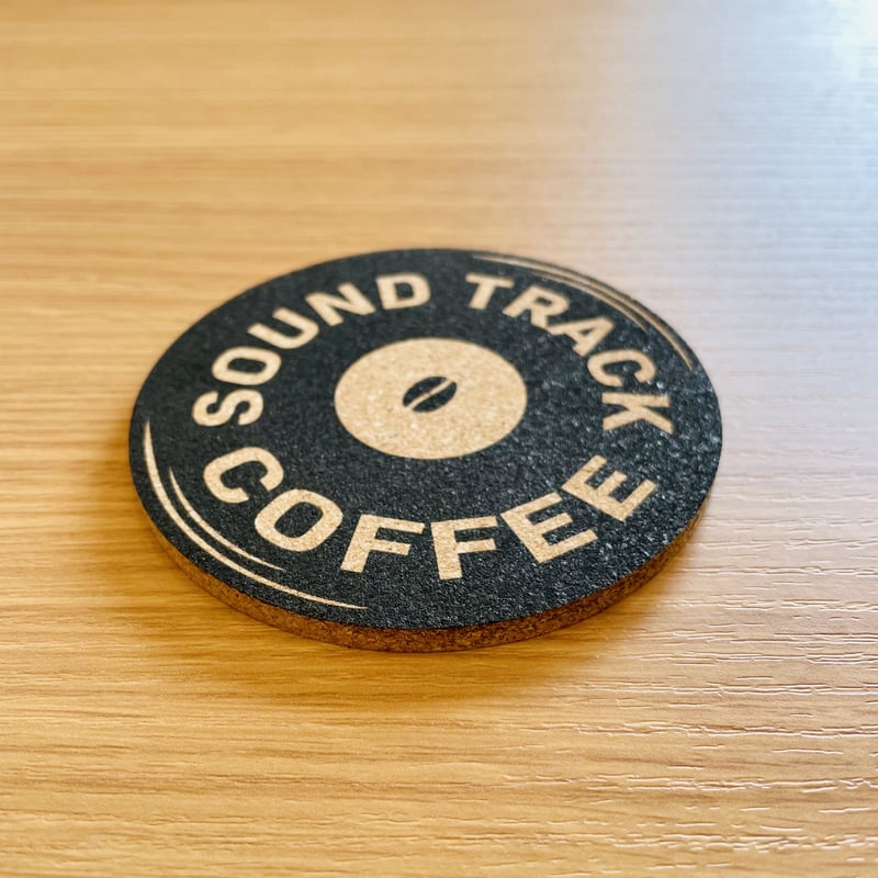 オリジナル ロゴ コルク コースター | SOUND TRACK COFFEE