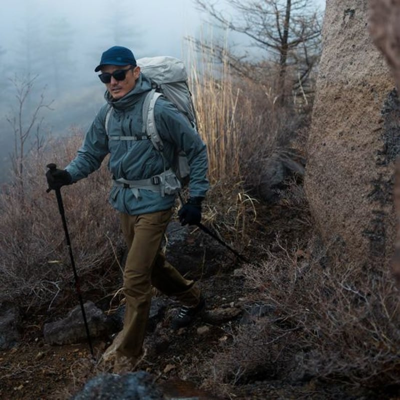 finetrack ファイントラック フロウラップフーディMENS ブルーグレー