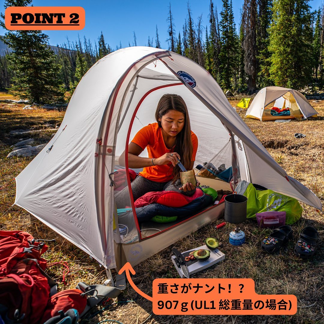 Bigagnes フライクリークHV UL2 ソリューションダイ BIG AGNES フライクリーク HV UL 2 バイクパック ソリューション