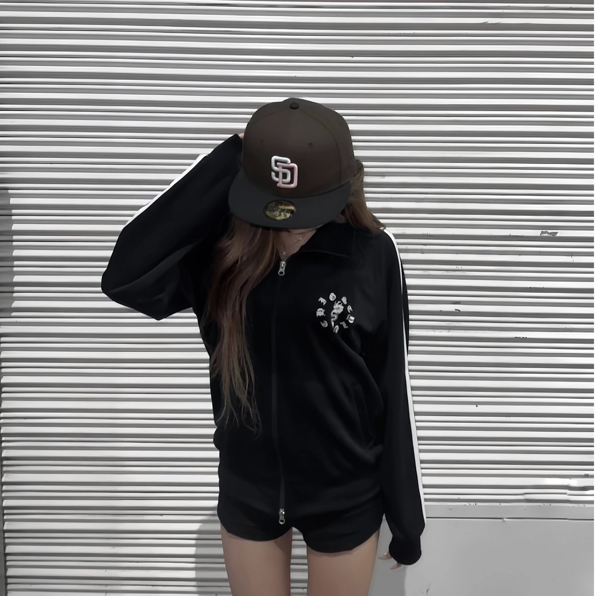 thugstyle アウター SAVAGEGROWTHWORLD No.05 Patch Faux Leather Studded Moto Jacket