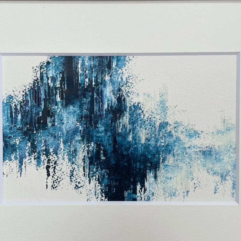 イン・ザ・パラダイス / 抽象画 77×56㎝ B2 額縁セット 原画 モダン イン・ザ・パラダイス / 抽象画 77×56㎝ B2 額縁セット 原画