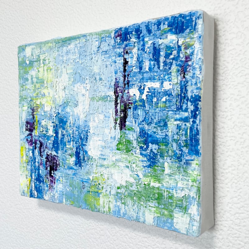 絵（原画） 真作】絵画 日本画 山水風景画 静寂の集落と山々の調和 自然美