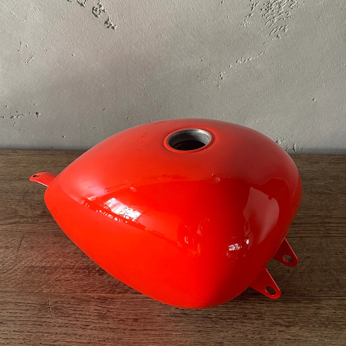 THUNDER 250専用 オリジナルペイントピーナッツタンク オレンジ