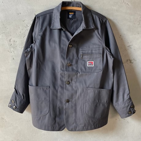 BLUCO×COFFEE & MOTORCYCLE T/Cカバーオール グレー