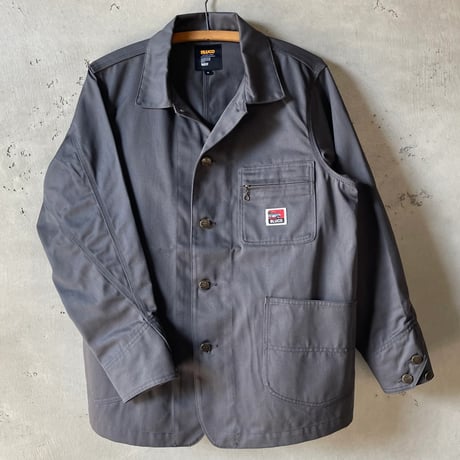 BLUCO×COFFEE & MOTORCYCLE T/Cカバーオール グレー