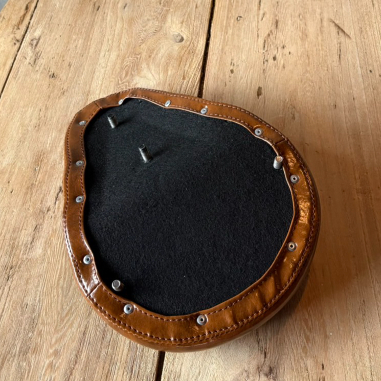 アウトレット商品 縦ステッチタックロールシート・ブラウン ②