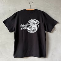 THUNDER MOTORCYCLES オリジナルTシャツ（エンジン）・ブラック