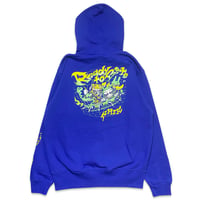 READY TO BITE ZIP-HOODIE / BLUE