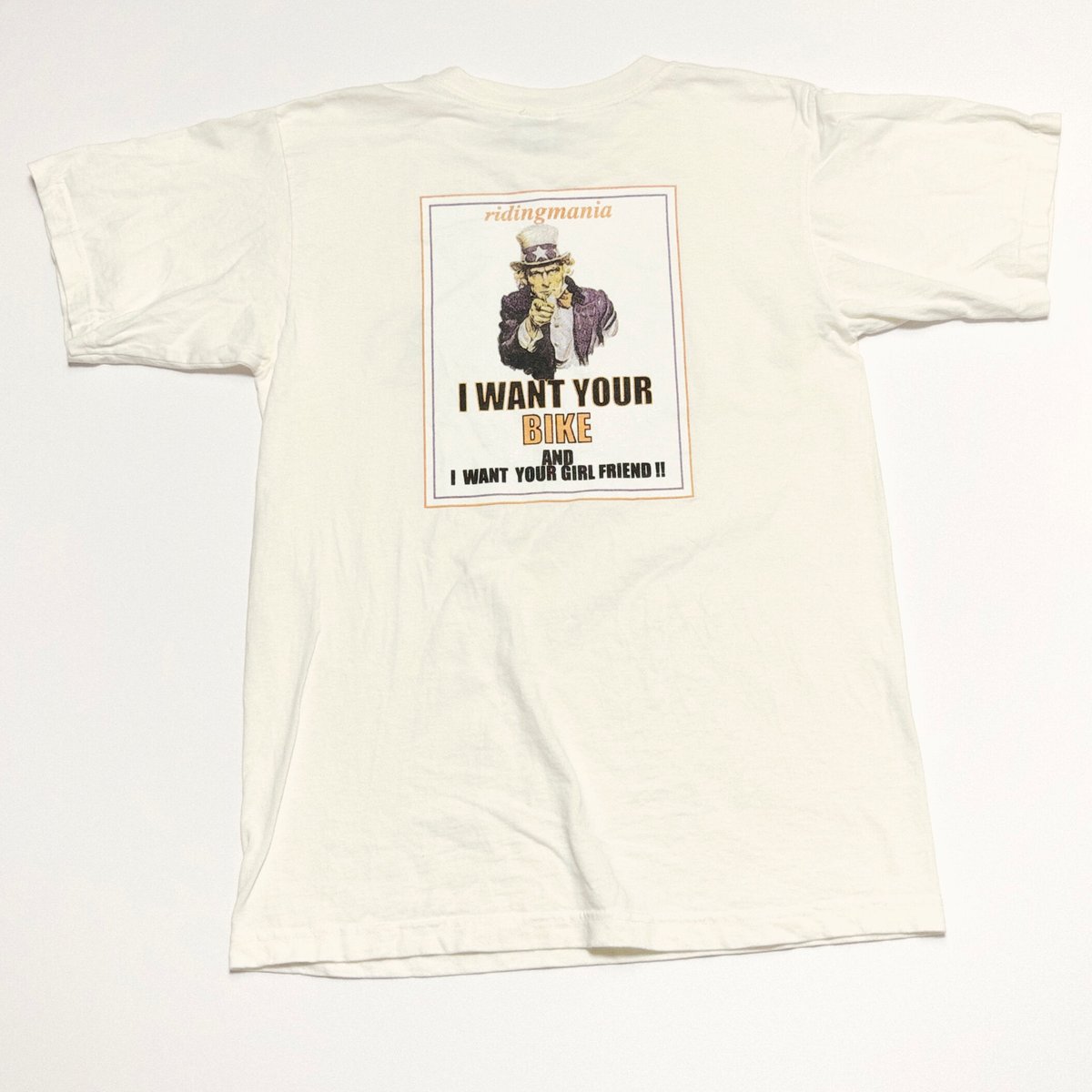 RIDINGMANIA “I want your bike” Tシャツ | Poppin' P...