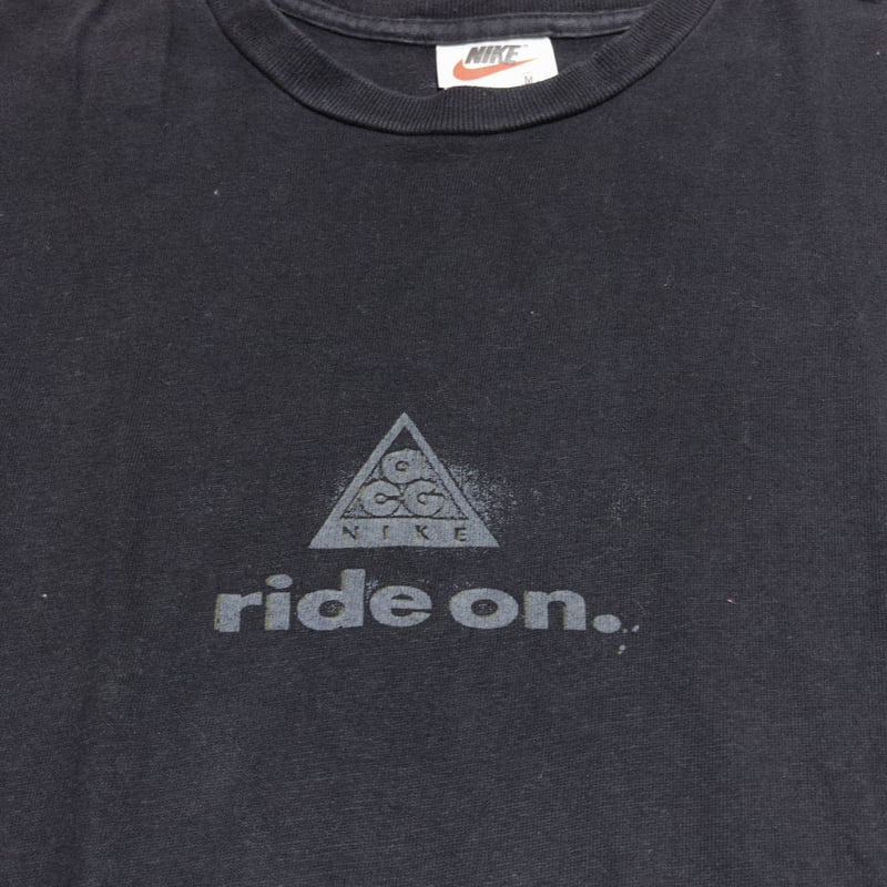 made in USA | NIKE acg Tシャツ ride on 黒M mtb bmx