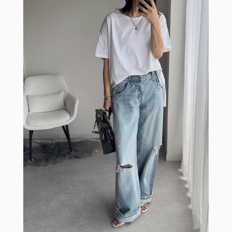 Side Slit T-shirt