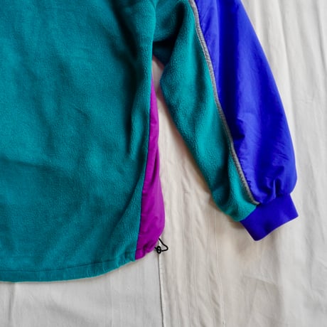 old mont-bell nylon fleece switching jacket