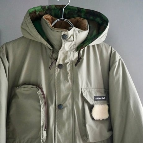 old mont-bell fishing jacket reversible  1