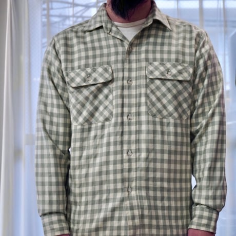 old mont-bell plaid shirt
