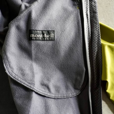 old mont-bell soft shell jacket cycling