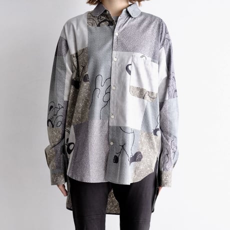 N.C.  "O.F SHIRT"  character gray