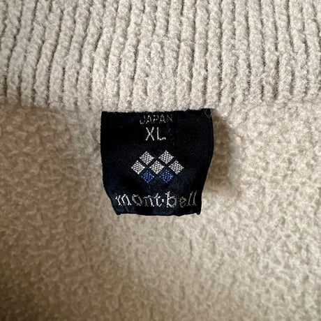 old mont-bell  half zip fleece P/O