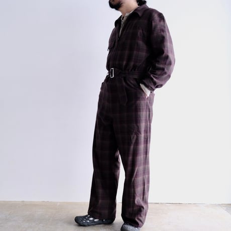 N.C.  "A.R SUIT"  brown plaid