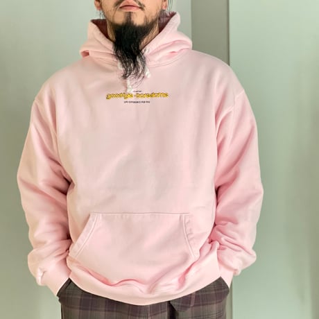 N.C.  "Goodbye Boredom"  HOODIE pink