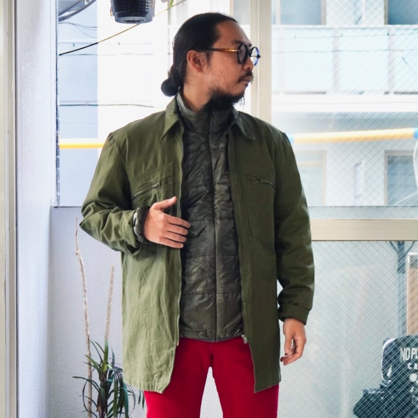 ジャケット・アウター FRENCH MILITARY M-41 MECHANIC JACKET ジャケット・アウター FRENCH MILITARY M-41 MECHANIC JACKET