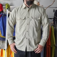 old mont-bell plaid shirt