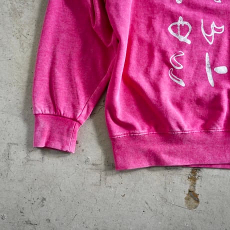 mate sweat  pink × silver
